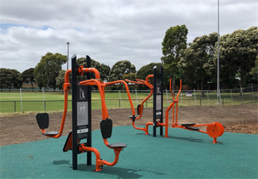 Carlson Reserve fitness station