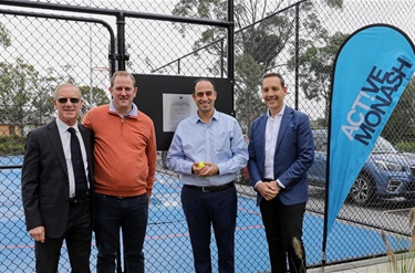 Official opening of Carlson Reserve multi-purposecourts