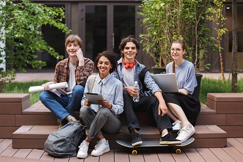 Group of young people