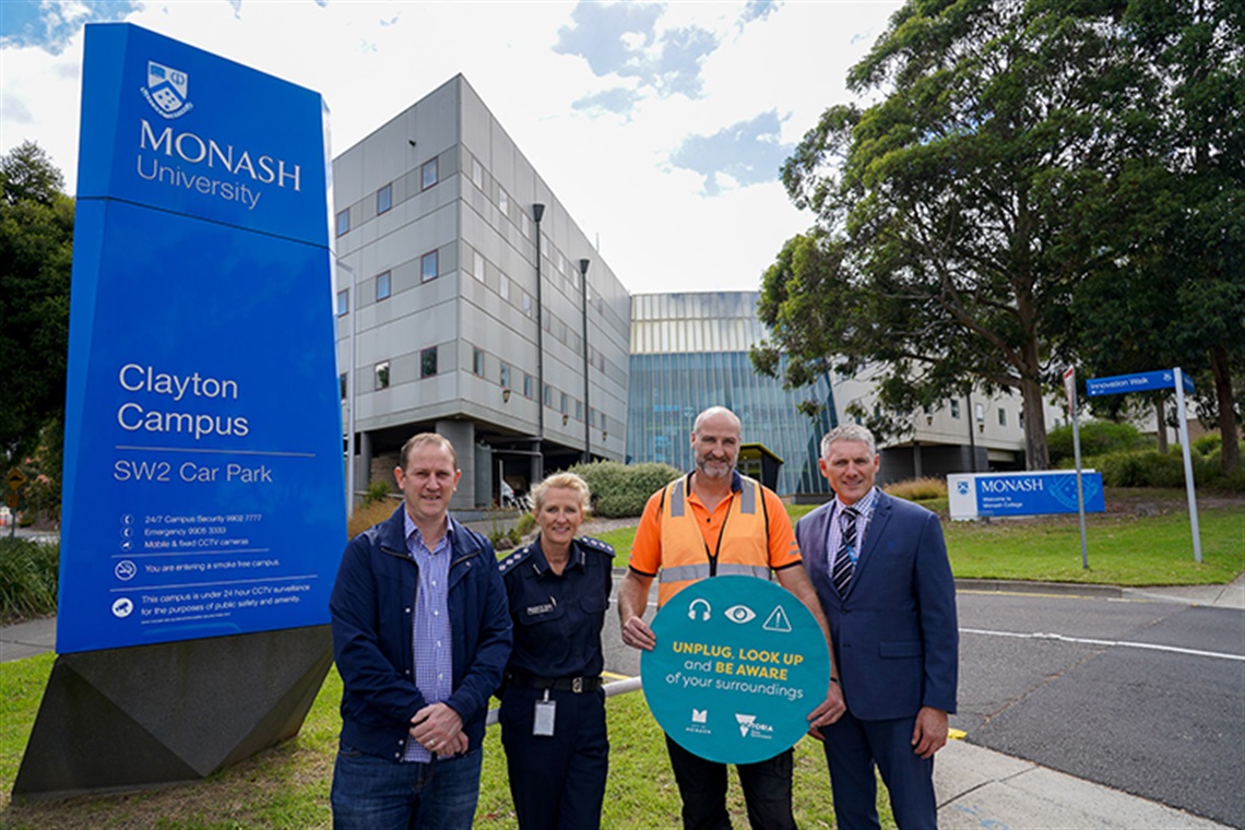 Student Safety Decals at Monash University