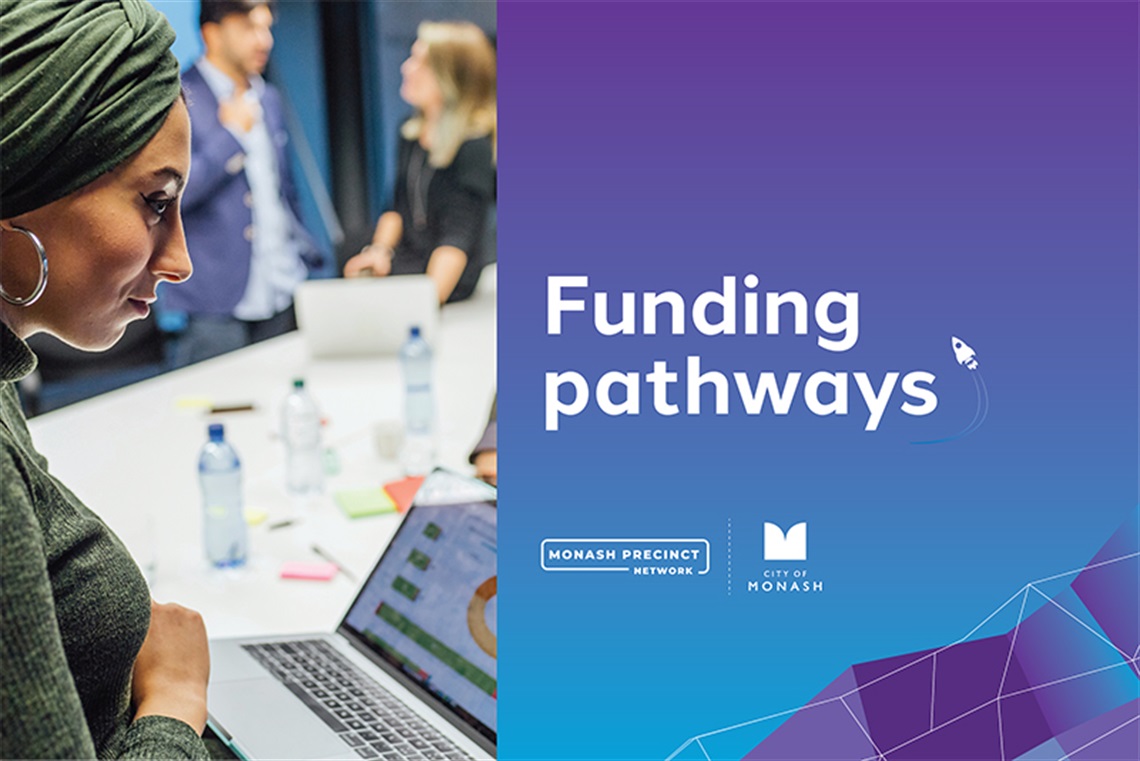 Start Up Invest and Grow in Monash event tile: Funding pathways