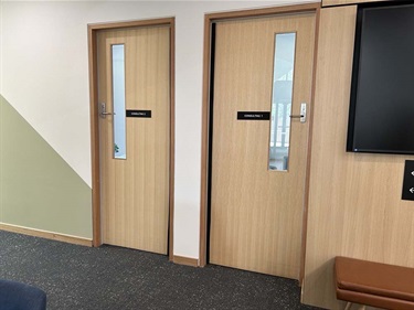 Consulting Suite Doors - Pinewood Hub