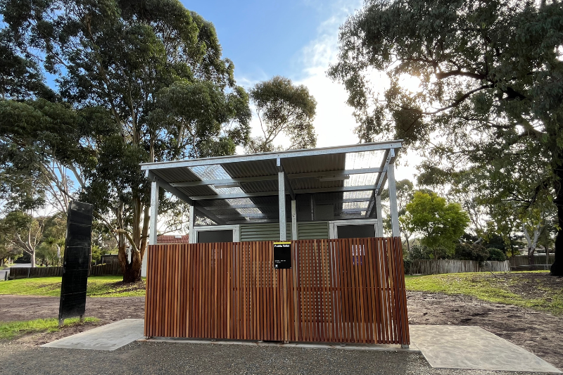 Napier Park public toilet July 2024