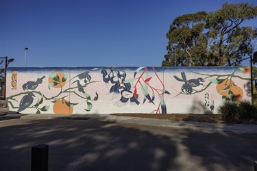 Carlson Reserve Side by Side mural roadside view