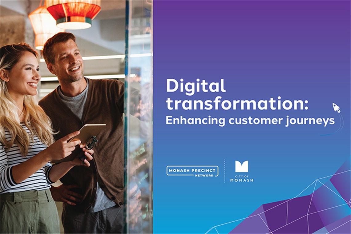 Start Up Invest and Grow in Monash event tile: Digital Transformation: Enhancing Customer Journeys