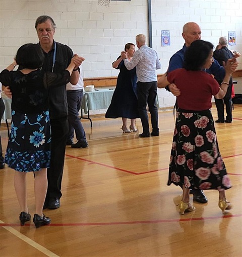 ballroom dancing couples at U3A in chadstone