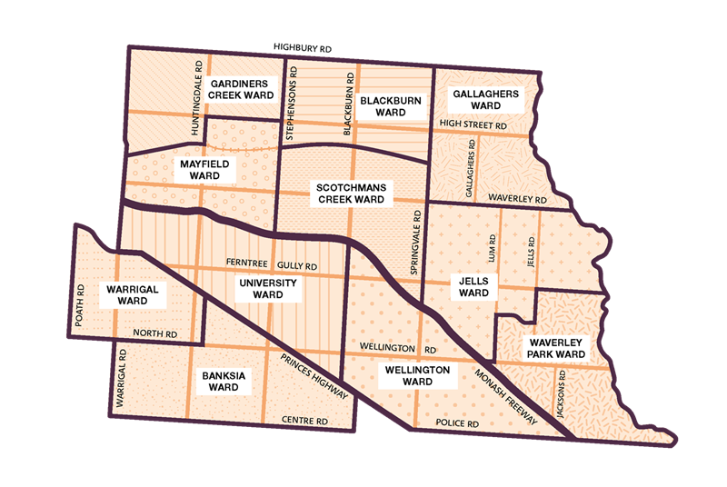 Monash 2024 - new wards map