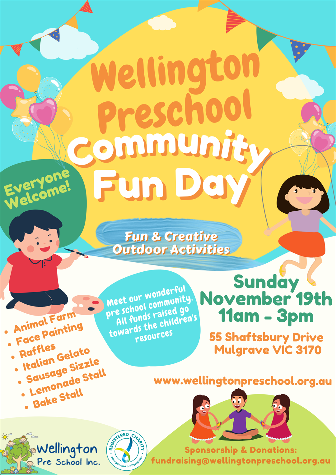 Wellington Pre School Community Fun Day | City of Monash