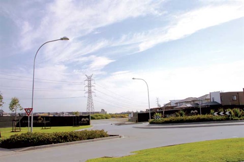 Waverley Park powerlines