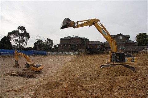 landslip site highbury road