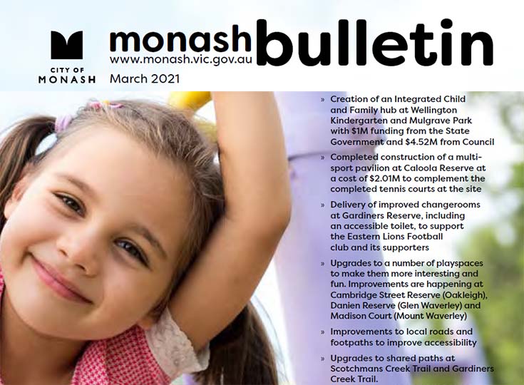 Bulletin - March 2021 | City Of Monash